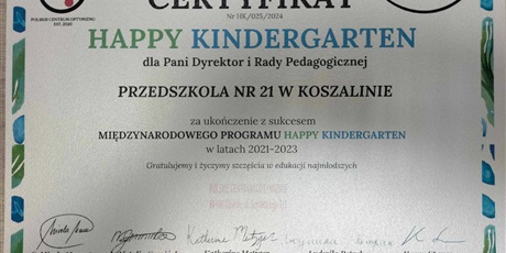 Licencja programu Happy Kindergarten