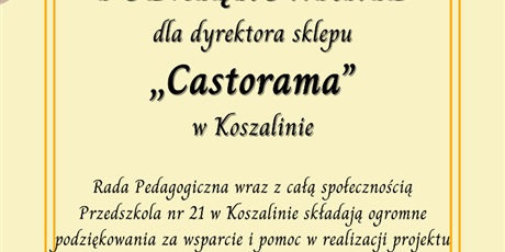 Konkurs CASTORAMA